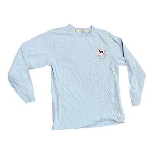 The Black Dog Light Blue Long Sleeve Tee